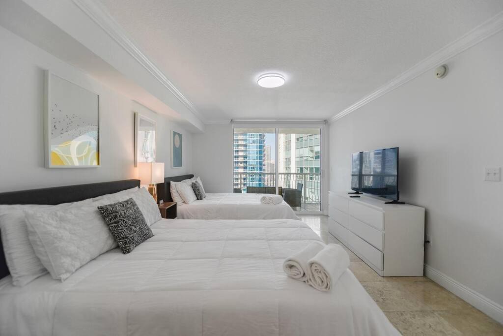 Centric Modern 40Thfloor Brickell Condo Free Parking By Palermo Home ميامي المظهر الخارجي الصورة